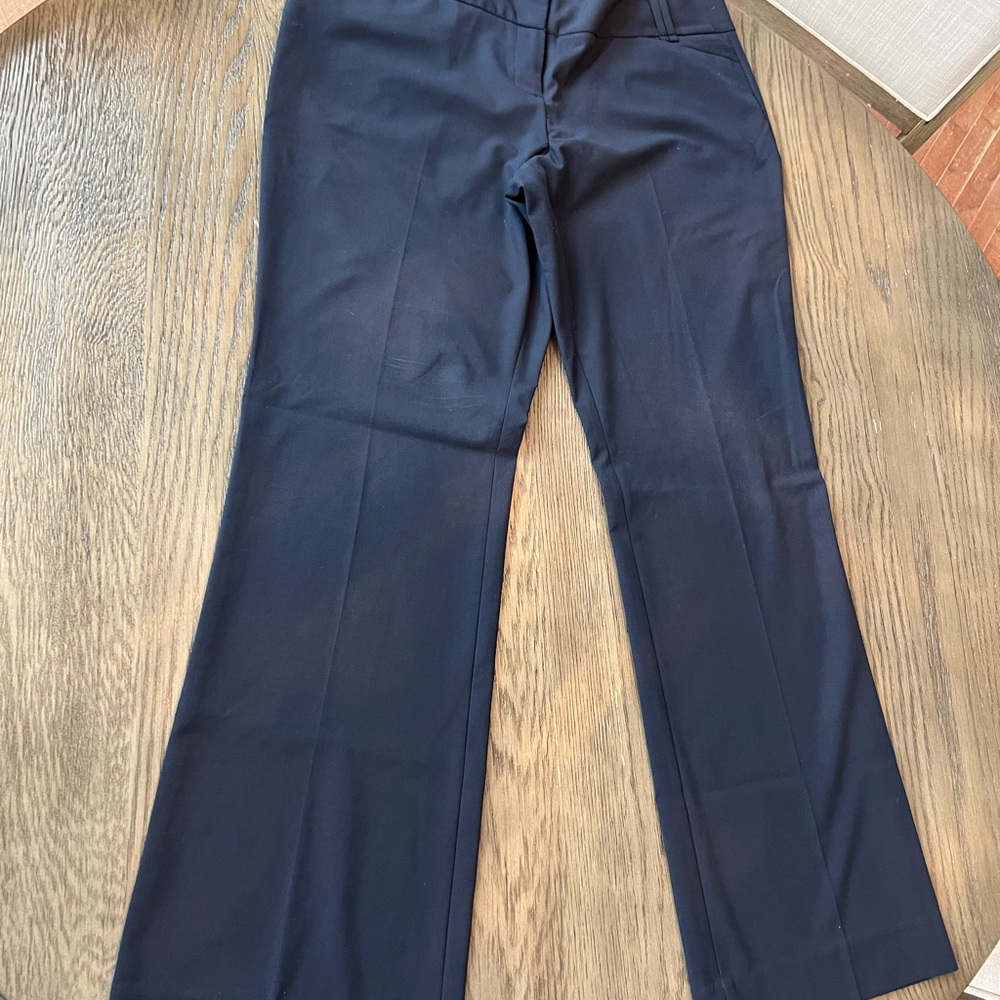 The Limited Cassidy Fit bootcut Navy blue trousers dress pants Size 14